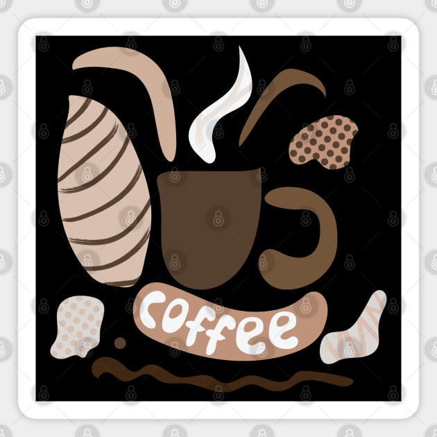 Cup Of Coffee Magnet by Evgenija.S